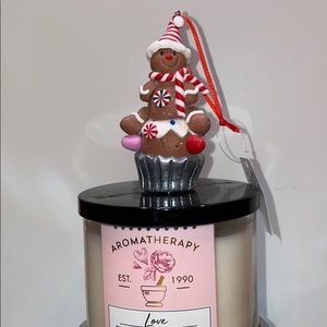 Adorable Gingerbread Man Candle Topper Decorations